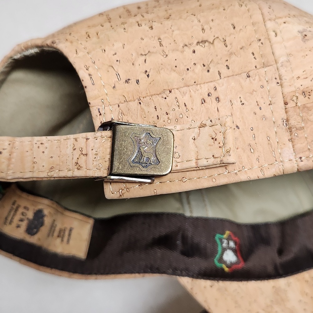 Cork4all Cork Baseball Cap Made in Portugal Adjustable Strap Cotton Liner - Picture 6 of 7